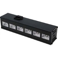 6 X 3 watts de luz negra UV