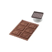 Kit Cookie Choco Monsters - Silikomart - 2 peças