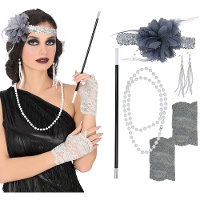 Conjunto Charleston dos anos 20 - 5 peças