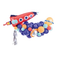 Bouquet de balões do Espaço - PartyDeco - 76 peças