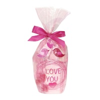 Saco de marshmallows e guloseimas em forma de coração sortidas de 100 gr