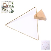 Triângulo de metal dourado 30 cm - 1 peça