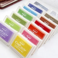 Tintas de carimbar de cores sortidas - Disok - 15 unid.