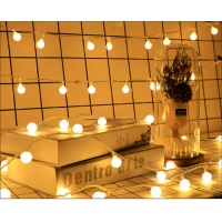 Grinalda de luzes em forma de lâmpadas de 20 leds - 3 metros