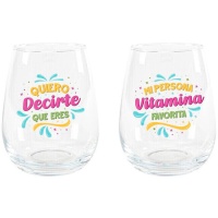 Copo de 520 ml My Vitamin Person - 2 unidades