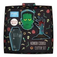 Cortadores de horror de Halloween - PME - 3 unidades