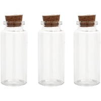 Frasco de Vidro de 7 x 3 cm - 3 unidades