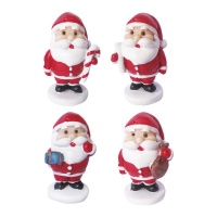 Figuras do Pai Natal de 3 cm - Dekora - 50 unidades