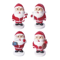 Figuras de 3 cm do Pai Natal para bolos - Dekora - 50 unid.