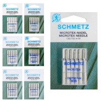 Agulhas para máquinas de costura Microtex - Schmetz - 5 pcs.