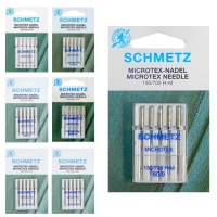 Agulhas para máquinas de costura Microtex - Schmetz - 5 unid.