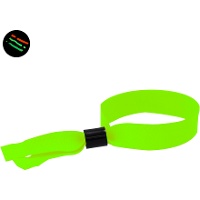 Pulseira de tecido fosforescente de 1,5 cm - 50 unidades
