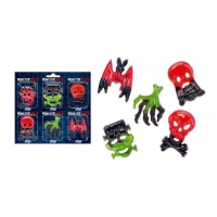Geleia de Halloween Monstros Geleias de gelatina - Vidal - 6 peças