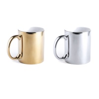 Caneca metalizada de 350 ml