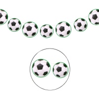 Grinalda de bolas de futebol de 3 m