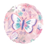 Balão redondo Butterfly Shimmer 43 cm - Anagrama