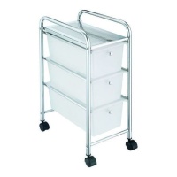 Carrinho 24 x 39 x 65 cm com 3 gavetas
