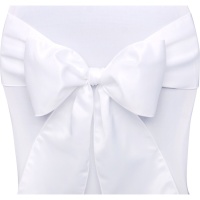 Fita de cadeira de cetim 275 x 15 cm - PartyDeco - 10 pcs.