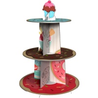 Suporte para cupcakes de donut