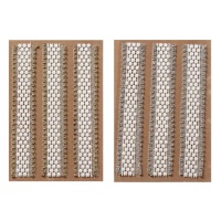 Autocolantes corrente pérola 14,5 cm - 3 unidades