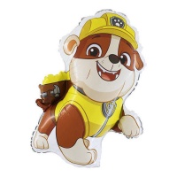 Paw Patrol Patrulha Canina Balão silhueta do Rubble 74 cm - Grabo