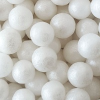 Pérolas Sprinkles de 7 mm brancas - Azucren - 900 gr
