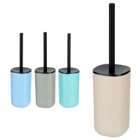 Porta-escovas de toucador clássico em plástico mate - 1 unid.