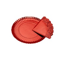 Tabuleiro de 30 cm com renda - 1 unidade