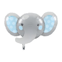 Balão Silhueta Elefante Bebé XL 62,4 x 92,9 cm