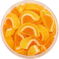 Confeitos de gomas em formato de rodelas de laranja, 142 g - PME