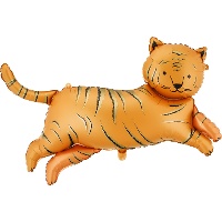 Balão de tigre de 104 x 81 cm