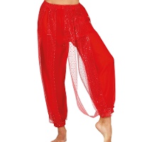 Calças de dança do ventre com brilhantes