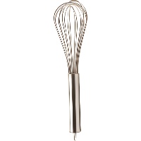 Batedor de arame de 20 cm em aço inoxidável - Decora
