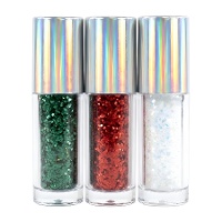 Purpurina iridescente verde, vermelho e branco de 9 gr - PME