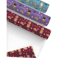 Papel de presente sortido dos Reis Magos 2 x 0,70 m - 1 unidade