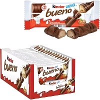 Kinder bueno de chocolate de leite - 30 unidades