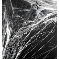 Teia de aranha de 60 g de cores com 2 aranhas