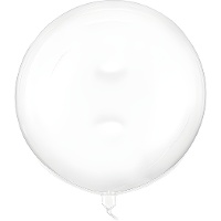 Balão Orbz transparente de 60 cm
