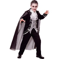 Fato de Conde Vampiro para crianças