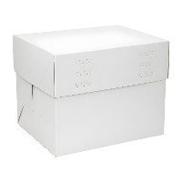 Caixa de 30 x 25 x 20 cm para bolo - altura ajustável até 30 cm