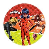 Pratos Ladybug 23 cm - 8 unidades