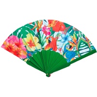 Leque com design havaiano