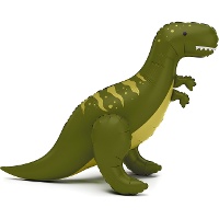 Balão de dinossauro T-Rex de 93 x 79 cm - PartyDeco