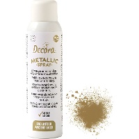 Spray de cor comestível de efeito metálico 150 ml - Decora
