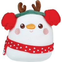 Peluche de boneco de neve de 22 x 22 cm