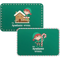 Jogo americano Elfo ajudante do Papai Noel 43 x 28 cm sortidos - 1 unidade