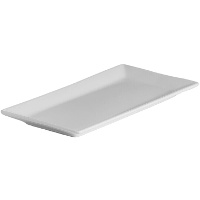 Fonte de 30,5 x 15,3 cm retangular de porcelana - Vessia - 4 unidades
