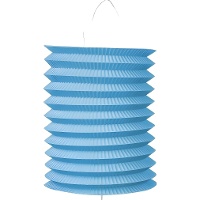 Lanterna de papel tubular colorido de 16 cm - 1 unidade