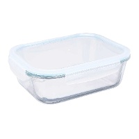 Tupper retangular de 2,26 L de borossilicato