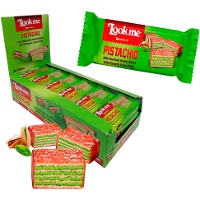 Barquinho Look Me de pistacho de 38 gr - 24 unidades